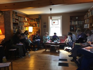 writing workshop in Pat Schneider's home copy